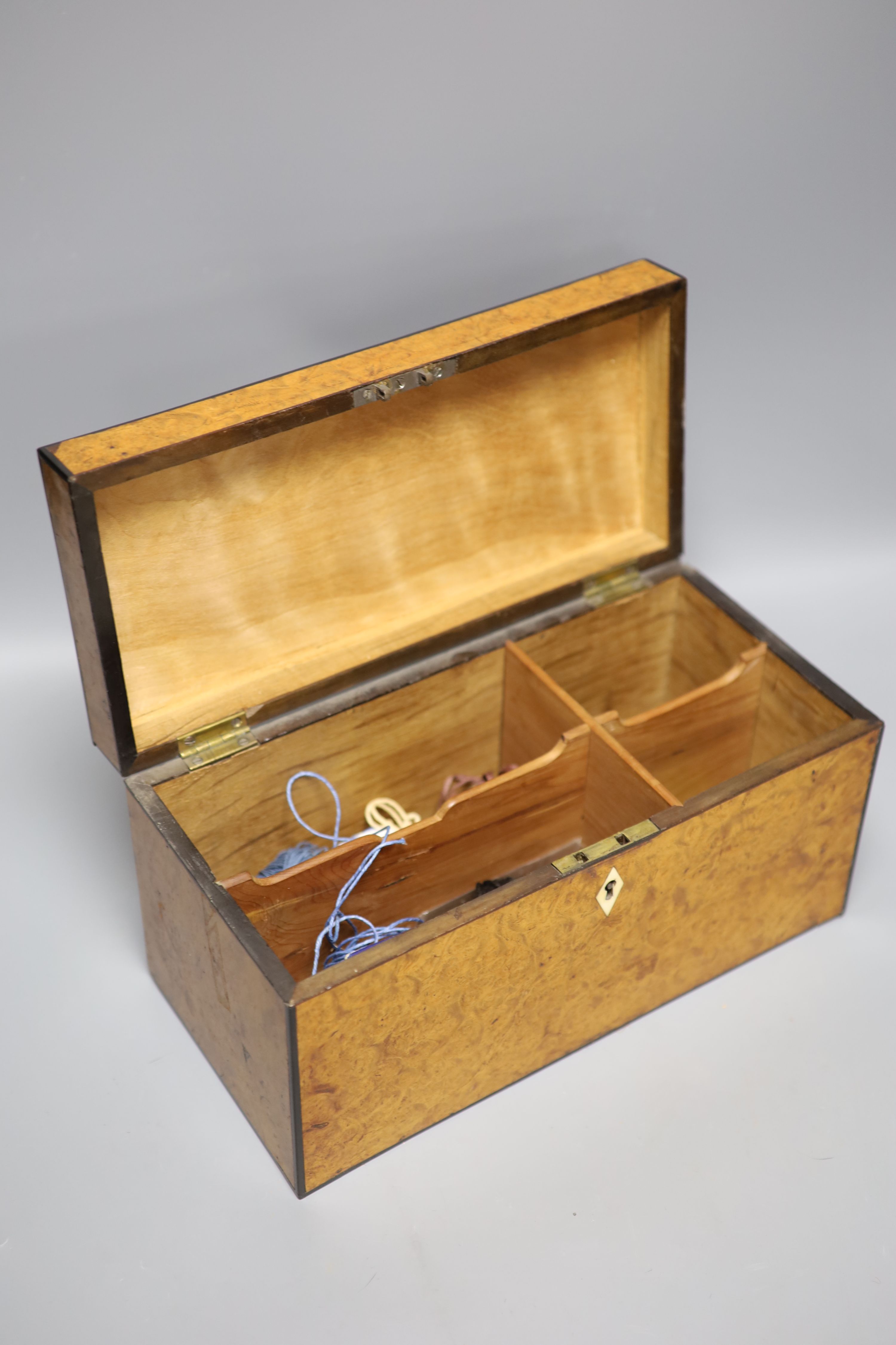 Four cased plated sets and a walnut box